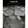 3W Floor Mats Fit for 2019-2024 Dodge Ram 1500 Crew