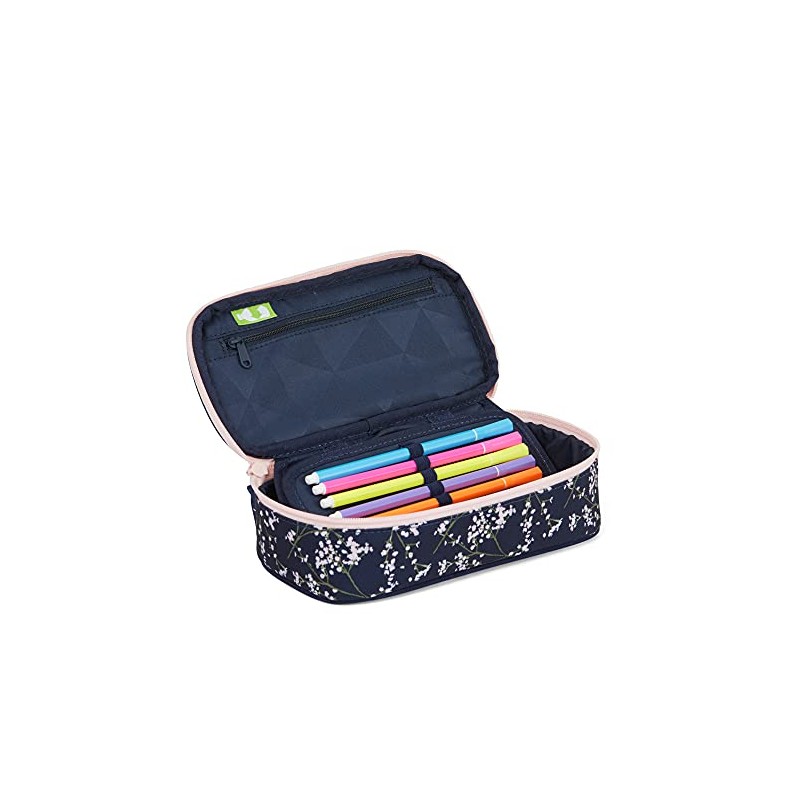 Satch BSC 22 cm Pencil Case Bloomy Breeze Blue