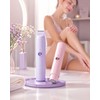 2-in-1 Electric Shaver for Women – Waterproof Rechargeable Razor &