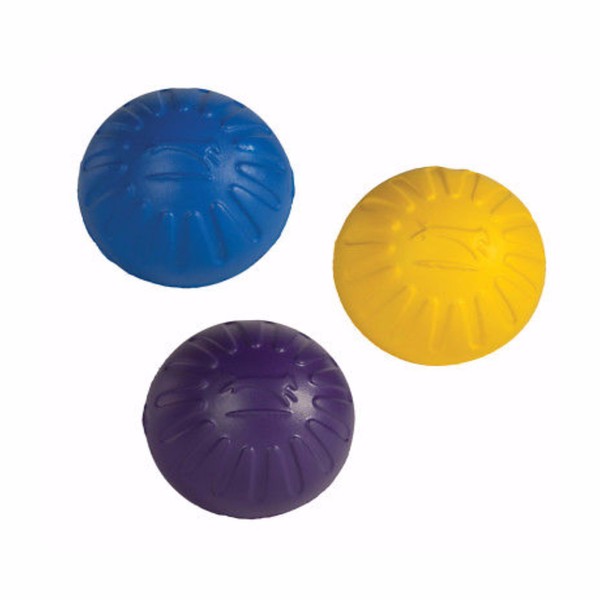 Starmark Triple Crown Fantastic Foam Ball Floating Dog Fetch Toy Medium 3 Pack