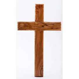 Wooden Cross. Plain wood cross. Holy Land wood cross.Olive Wood Cross. by Wood Cross