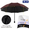 UPF 50+ Beach Umbrella with Adjustable Universal Clamp