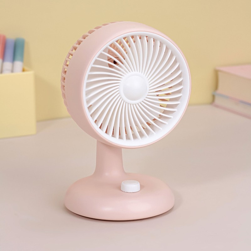 Desktop Fan Strong Wind Quiet Operation Portable USB Rechargeable Fan