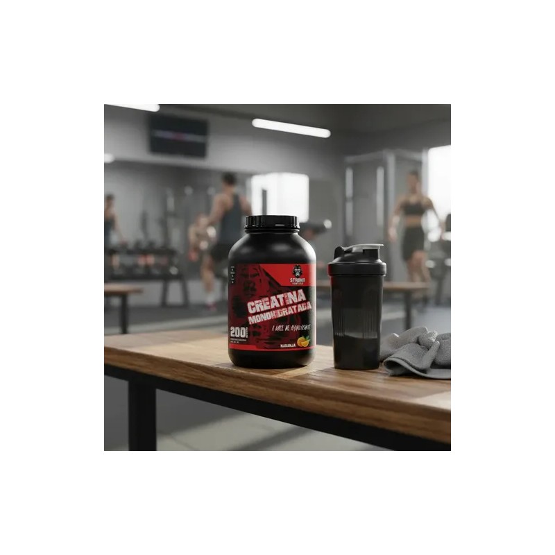 Creatina Monohidratada 1kg Strong Protein 200 Servicios
