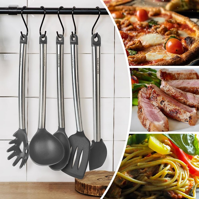 Kitchen Utensil Set-Silicone Cooking Utensils-33 Kitchen Gadgets & Spoons for