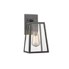 Chloe Lighting CH822034BK11-OD1 Transitional 1 Light Black Outdoor Wall Sconce