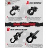 AMBULL D Ring Split Shackle with Snatch Block, 3/4" Split