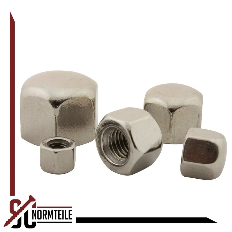 Cap Nuts (Low Shape) - M10 - (Pack of 10)