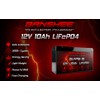 Banshee 12V 10ah LiFePO4 Lithium Battery, 2000+ Deep Cycles, Smart