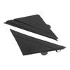 Türspiegel Flagge Abdeckung - 1SH17KX7AA Links Rechts Schwarz Dekoration Ersatz