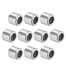 uxcell HK0609 Needle Roller Bearings 6mm Bore 10mm OD 9mm Width Chrome Steel Open End 10pcs