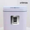 Recycle and Trash Adhesive Signs for Kitchen Trash Cans, Recycling