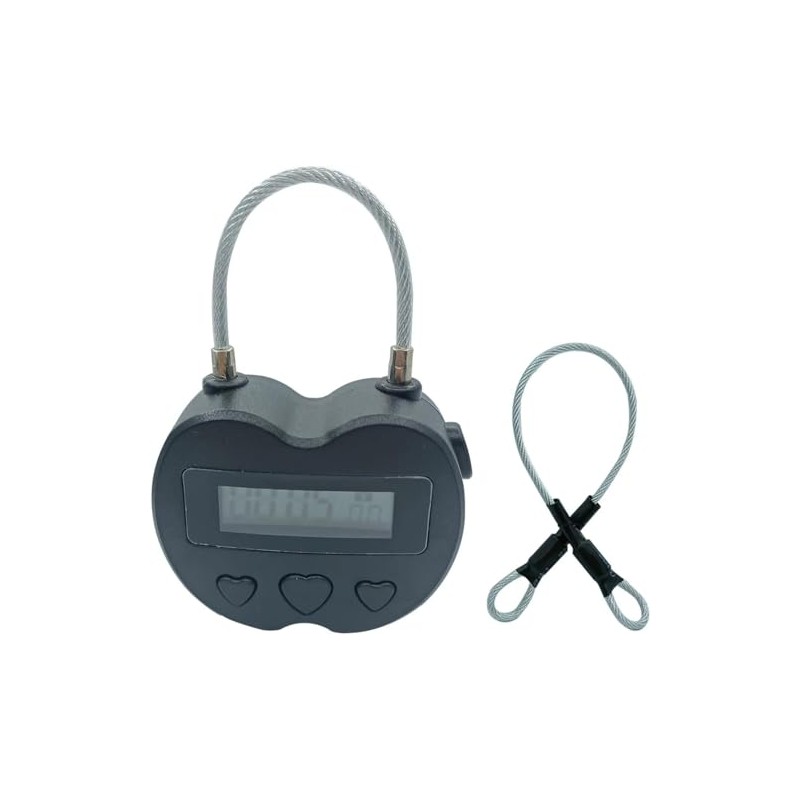 Timer Padlock Timer Lock 99 Hours Electronic Timer USB Rechargeable