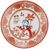 Doraemon 008148 Kutani Ware Small Plate, Iidaya-style, Hachirote