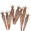 78463 Metal Herb Plug Crown Set with 9 x Plant Sign / Herb Shield Grate 22 cm