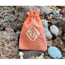 LARGE Geo Genshin Embroidered D&D Dice Bags, Genshin Impact Sun Element Dice Bag