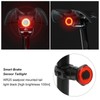 MEROCA WR25 Smart Bike Induction Tail Light USB Rechargeable Brake