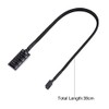 Bewinner 4-Pin PWM Fan Hub, 4-Pin Macho para CPU Fan