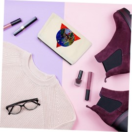 Outanaya 12pcs Make up Bags Sublimation Blanks DIY Heat Transfer Cosmetic Storage Bag Portable Travel Organizing Bag Hand Drawn Sublimation Present for Friends Family