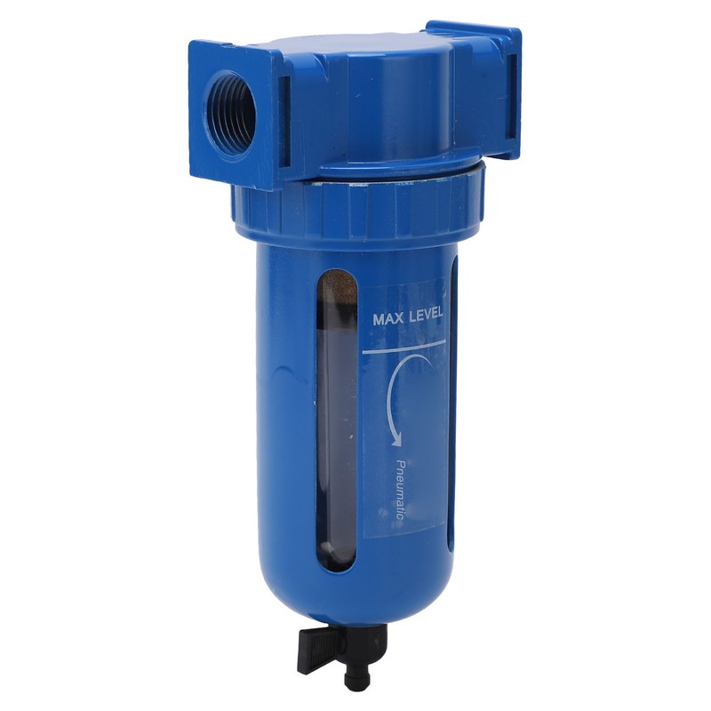 Compressed Air Filter Manual Drain Zinc Alloy Stainless Steel High