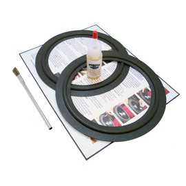 Springfield Speaker 8" Foam Surround Edge Repair Kit - 2 Speaker Kit - Compatible with JBL 208HS, P208, P 208, 208G, J220, J220A, J320, J320A, J820M, J830MV (WOOFER), J800MV (WOOFER), Many More