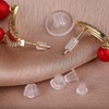 yolzhxe Pack of 500 Earring Closures, Plastic Ear Caps Stoppers,