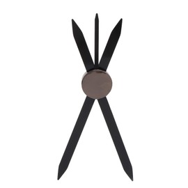 Eyebrow Stencil Ruler Black Stainless Steel Eyebrow Makeup Caliper Ruler for Tattoo Comestic