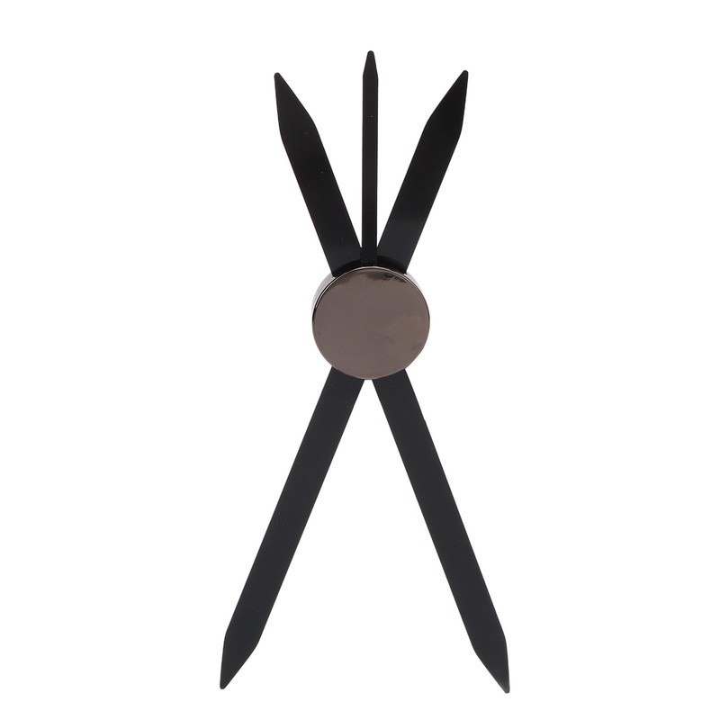 Eyebrow Stencil Ruler Black Stainless Steel Eyebrow Makeup Caliper Ruler