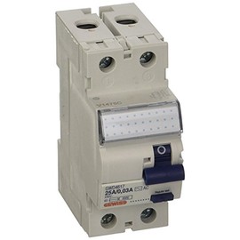 GEWISS - GWD4617 - Interruttore Differenziale Puro - Idp Na - 2P 25A Tipo AC Istantaneo Idn=0,03A 230V - 2 Moduli