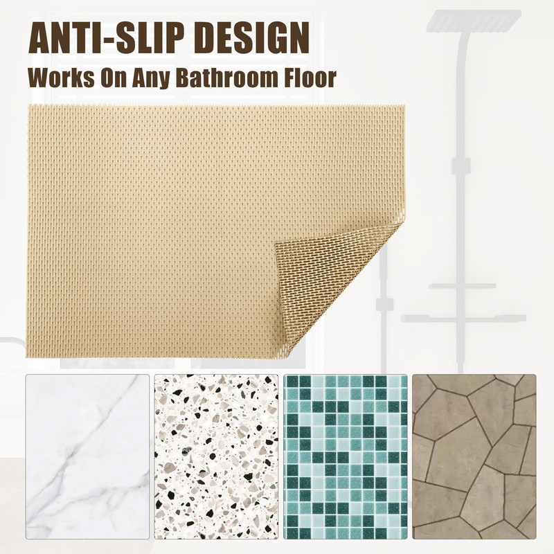 HOMBYS 58 x 32 Extra Large Shower Mat for Shower