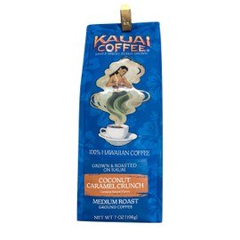 100 Percent Hawaiian Coconut Caramel Crunch Ground Coffee