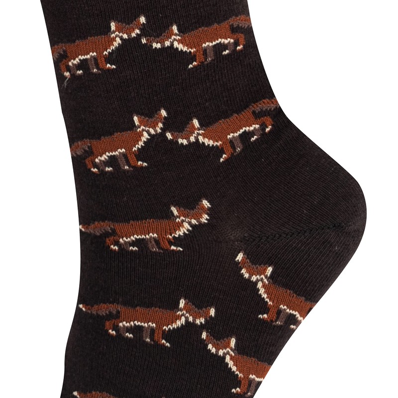Mysocks Unisex Ankle Design Socks Fox, Fox, 7-11 uK