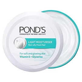 Pond's Hidratante ligero | Sensación fresca no aceitosa con glicerina Viamin E+ | 6.8 fl oz (6.76 fl oz)
