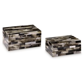Signature Design by Ashley Ellford Mosaic Pattern Box Set, Set of 2, Multicolor