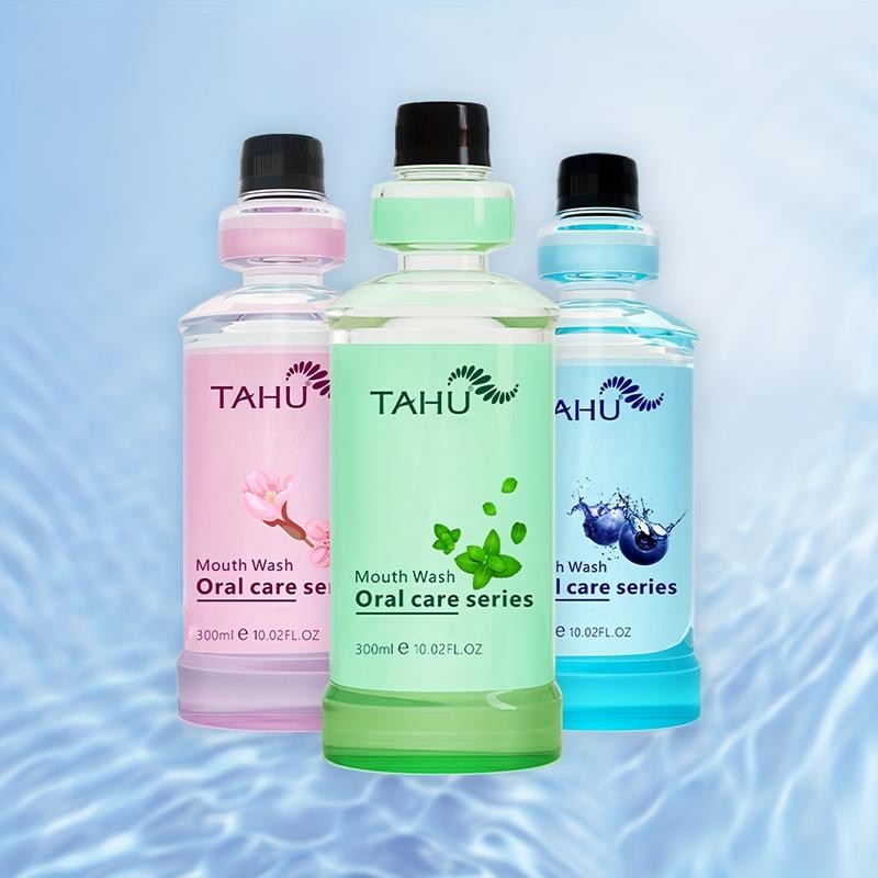 TAHU Oral care mouthwash with collagen peptides (10oz) - Flavour: