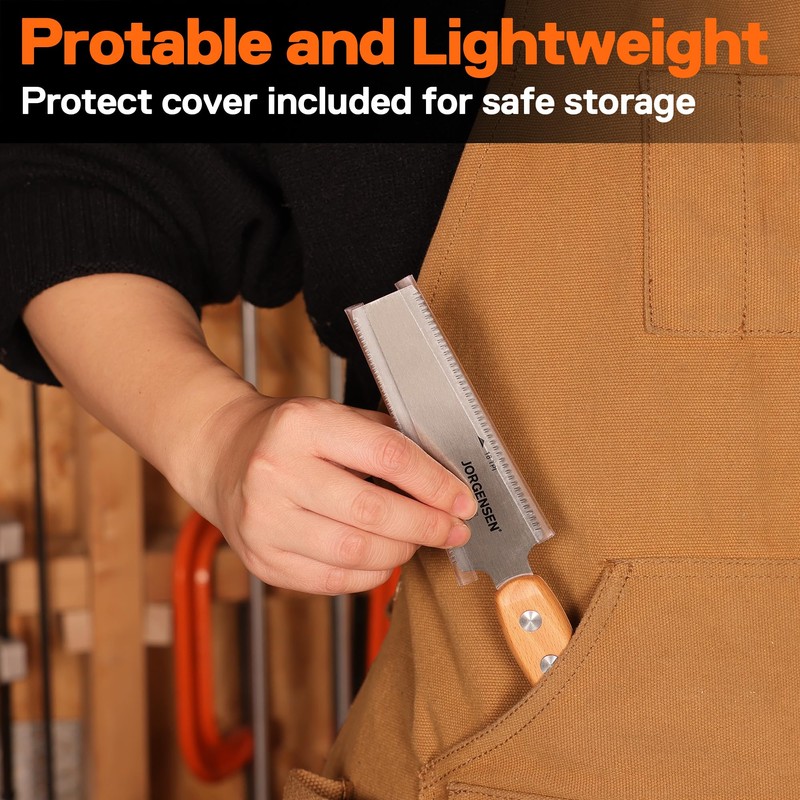 Jorgensen 5in. Double Edge Flush Cut Saw w/Wood Handle