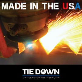 Tie Down 48 inch x 8 inch Metal Landscape Edging Kit, 4 Steel Plates & 4 Steel Connectors - 16 Total Linear feet, for Garden Edging Border, Flowerbeds & Paver Edge, Enhance Landscaping & Flower Beds