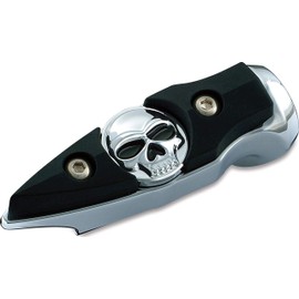 Kuryakyn 7520 Motorcycle Footpegs: Mini Dagger Zombie Skull Pegs without Adapters, Chrome, 1 Pair