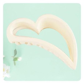 Hair clip, convenient women's half-up hairstyle, heart hair clip point / 헤어 집게삔 간편한 여성 반머리 하트 머리핀 포인트