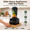 Wooden Blender Slider Tray for Countertop, 10.04 Inch Appliance Mover