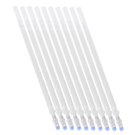 Fabric Pen Erasable White Thermal Pens Heat Steam Leather Mark Erase 100Pcs White High Temperature Disappearing Dry Erase And Liquid Markers For Dressmaking Diy Sewing