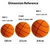 Children's educational silent basketball, indoor special, free basket, value set,