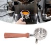 58mm Double Spouts Portafilter for Nuova Coffee Machines Stainless Steel
