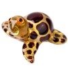 redchocol8® Tiny Mini Small Handmade Little Glass Turtle Tortoise Gloss