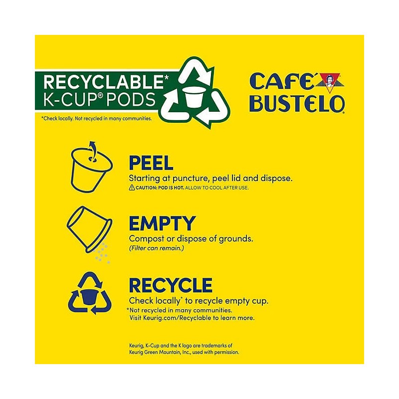 Café Bustelo Coffee Espresso Style K-Cups, Dark Roast (80 ct.)