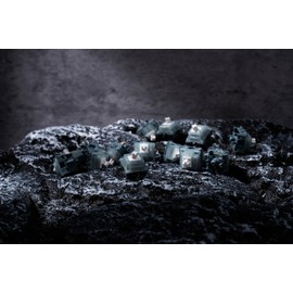 GATERON EF Grayish Mechanical Keyboard Switch, Tactile Type 50gf RGB 5 Pin Hot-swap Factory Pre-lubed for Mechanical Keyboard(110PCS)