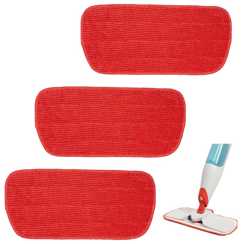 3 Pack Microfiber Mop Pads for OXO Good Grips Spray,