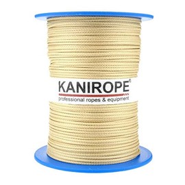 Kanirope® Aramid Rope 1 mm 500 m Yellow 16 Braided