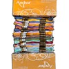 20 Variegated Multi Shades Anchor Cotton Cross Stitch Embroidery Threads