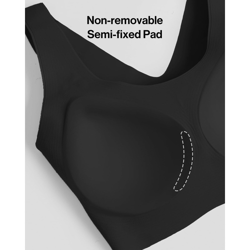 Ubras Seamless Bras for Women Full Coverage Wireless Bralette Widen